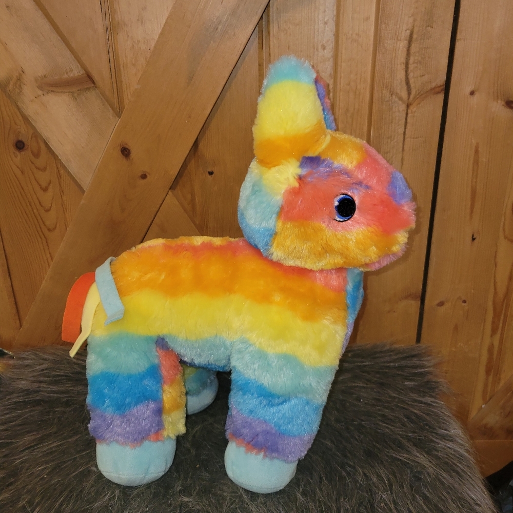 Build-A-Bear Rainbow Party Pinata Plushie
